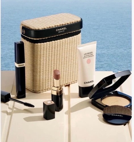 Chanel wicker basket gift set - gift,