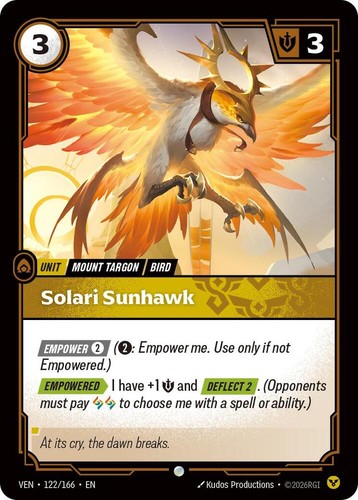 Solari sunhawk ven 122 - ven, 122/166