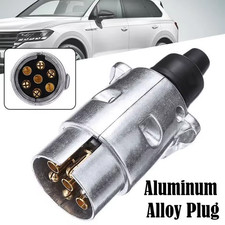 HEAVY DUTY 7 PIN 12V ELECTRIC TRAILER TOWING PLUG WIRING CONNECTOR SOCKET TOWBAR