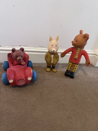 Rupert the bear rubber figures - the,