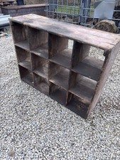 Vintage Wooden Pigeon Hole