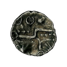 ANCIENT BRITISH- CELTIC. DUROTRIGES. SILVER QUARTER STATER.