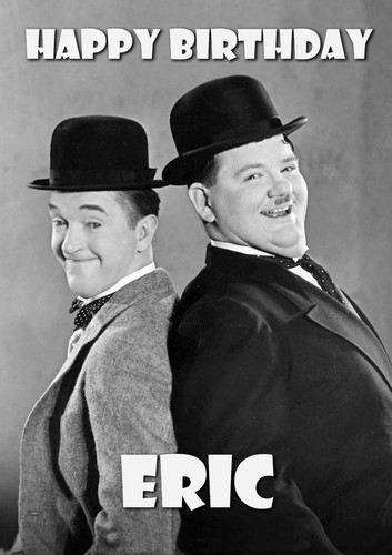 Personalised laurel hardy - laurel, &