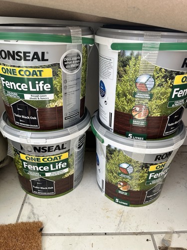 Four ronseal one coat - ronseal, tudor
