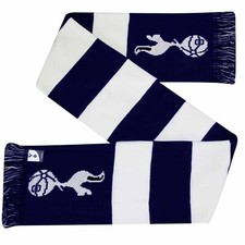Official Spurs Football Fans Retro Match Day Knitted Scarf, Tottenham Bar Scarf