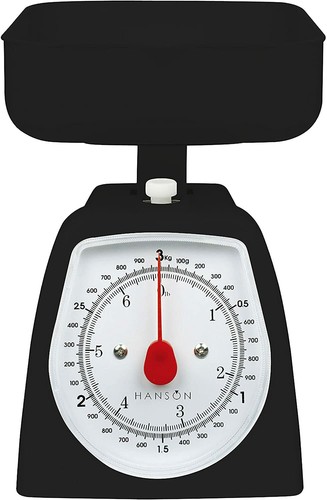 Hanson medium plastic blk - kg,