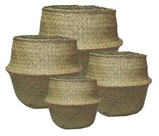 Seagrass Belly Basket Woven