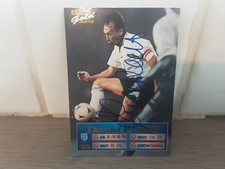 ENGLAND - DAVID PLATT Hand Signed Football Trading Card 