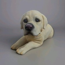 Labrador/Golden Retriever Puppy Figurine Resin