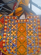 Medium sized mirror-decorated bag - cultural/indian style