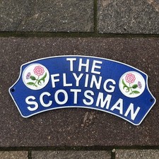 Flying Scotsman Cast Iron Sign