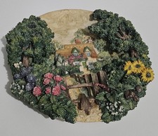 Lilliput Lane wall plate- Cotman Cottage - 3D