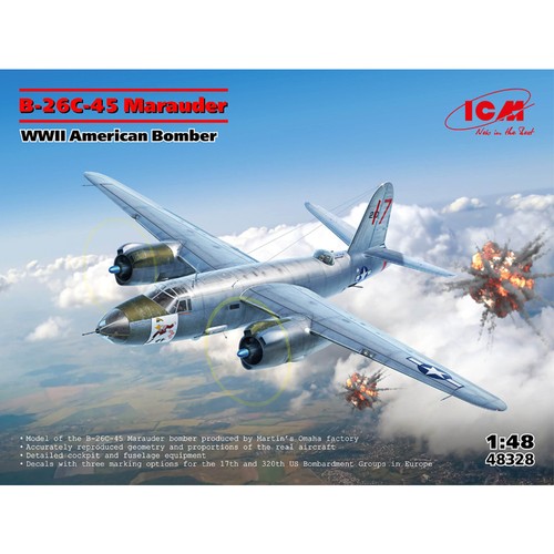 Icm 48328 26c marauder - icm, b-26c-45