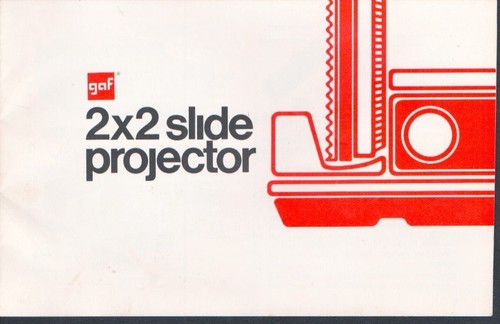 Vintage gaf 2x2 slide - gaf,