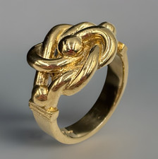 9ct Yellow Gold on Silver