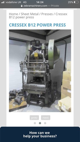 Cressex 120ton mechanical - 120ton,