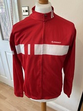 Giant Cycling Jacket Jersey Red & White Long Sleeved - XL Extra Large