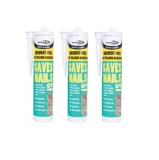 Bond It Saves Nails Instant Grab Adhesive Glue Wood Timber Brick Metal UPVC Clad