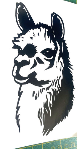 Llama alpaca decal vinyl - alpaca,