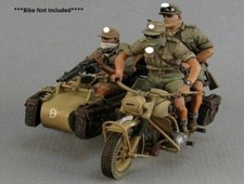 Unpainted 1/35 German Soldiers Afrika Korps Resin Figure Model Kit Unassembled