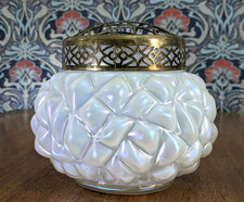 Antique Iridescent Opaline Art