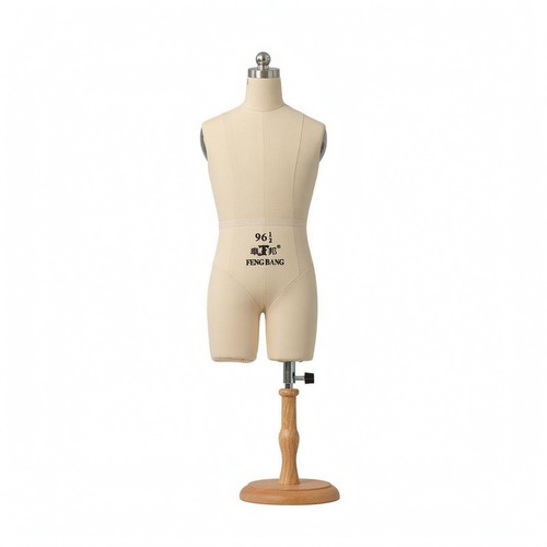 Tabletop dress form - dress, linen-like