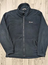 Berghaus Polartec Navy Blue Full Zip Fleece Size Large 