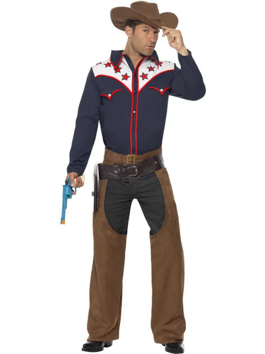 Mens blue cowboy - mens,