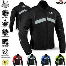 NEW Mens Motorcycle Waterproof Cordura Textile Jacket Motorbike CE Armours 