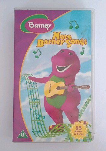 Barney more songs vhs - barney,