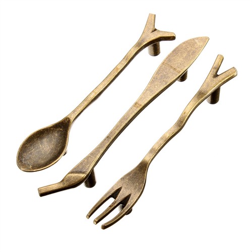 Vintage bronze cutlery - vintage,