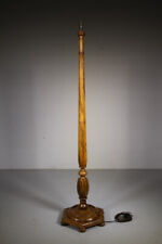 Heals Antique Floor Lamp in Simulated Walnut – Rewired