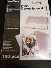 Pavo A4 PVC Coverboard Clear