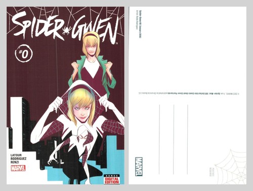 Postcard marvel spider gwen - -,