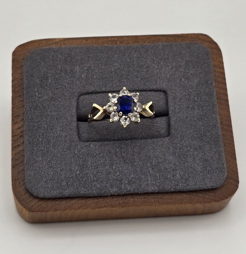 1978 vintage 9ct gold sapphire - vintage,
