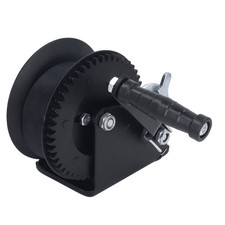 1600lbs Hand Winch Small Trailer Winch W/ Handle For Boat Truck Lawn Equipments