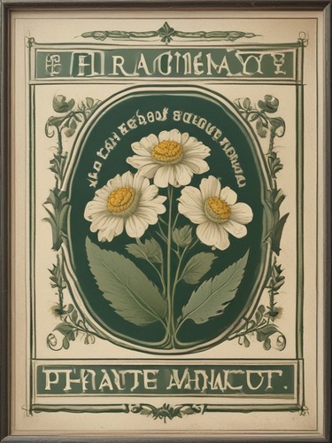 Vintage pharmacy sign english - vintage,