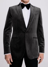 Moss Bros Slim Fit Charcoal