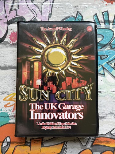 Sun city cassette tape box - sun,