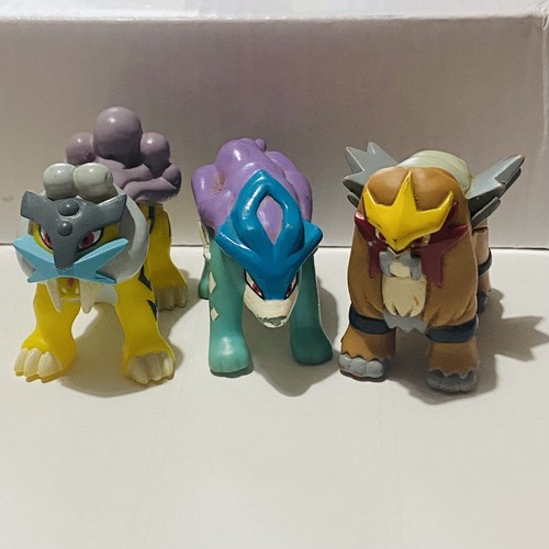 Pokémon figures raikou - raikou, entei