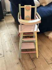 Vintage High Chair Doll Or