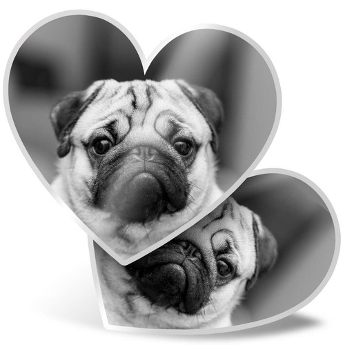 Heart stickers bw - 2, x