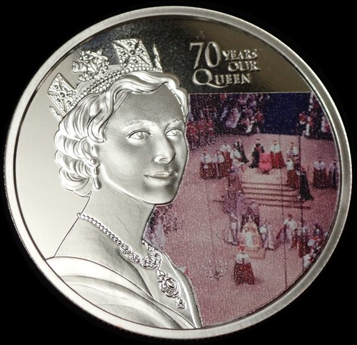 Ascension island one crown - ascension,