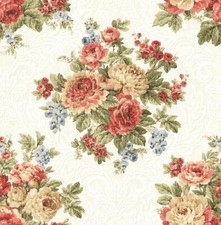 Wallpaper Red Tan Blue Green