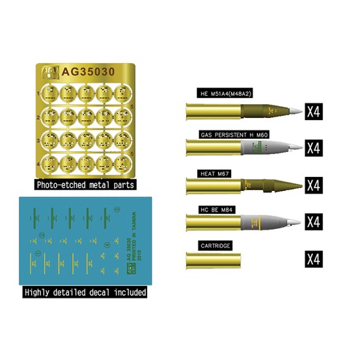 Afv club ag35030 105mm - afv,