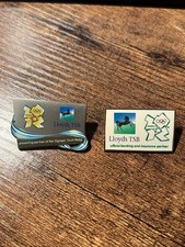 Llyods TSB Offical Partner London Olympics Pin Badges 2 Pins