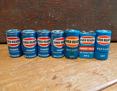 Ever ready vintage batteries - ready,