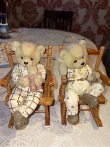 Bear with doll - bear, dog