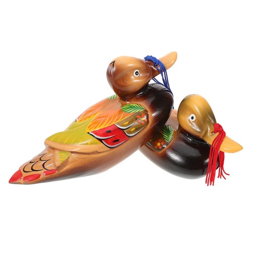 Pcs mandarin ducks statues - mandarin,