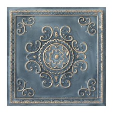 Embellished Tin Tiles Interior Decorative Panel for Cafe PL08 Smoked gold 10pcs